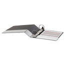 Universal Economy Round Ring View Binder, 3 Rings, 3" Capacity, 11 x 8.5, Black
