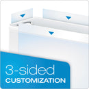 Cardinal Premier Easy Open ClearVue Locking Round Ring Binder, 3 Rings, 3" Capacity, 11 x 8.5, White