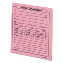 Universal Important Message Pink Pads, 4.25 x 5.5, 1/Page, 50 Forms/Pad, Dozen