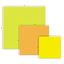 Post-it Big Notes, Unruled, 11 x 11, Yellow, 30 Sheets