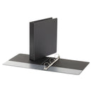 Universal Economy Non-View Round Ring Binder, 3 Rings, 1.5" Capacity, 11 x 8.5, Black, 4/Pack