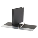 Universal Economy Non-View Round Ring Binder, 3 Rings, 1.5" Capacity, 11 x 8.5, Black