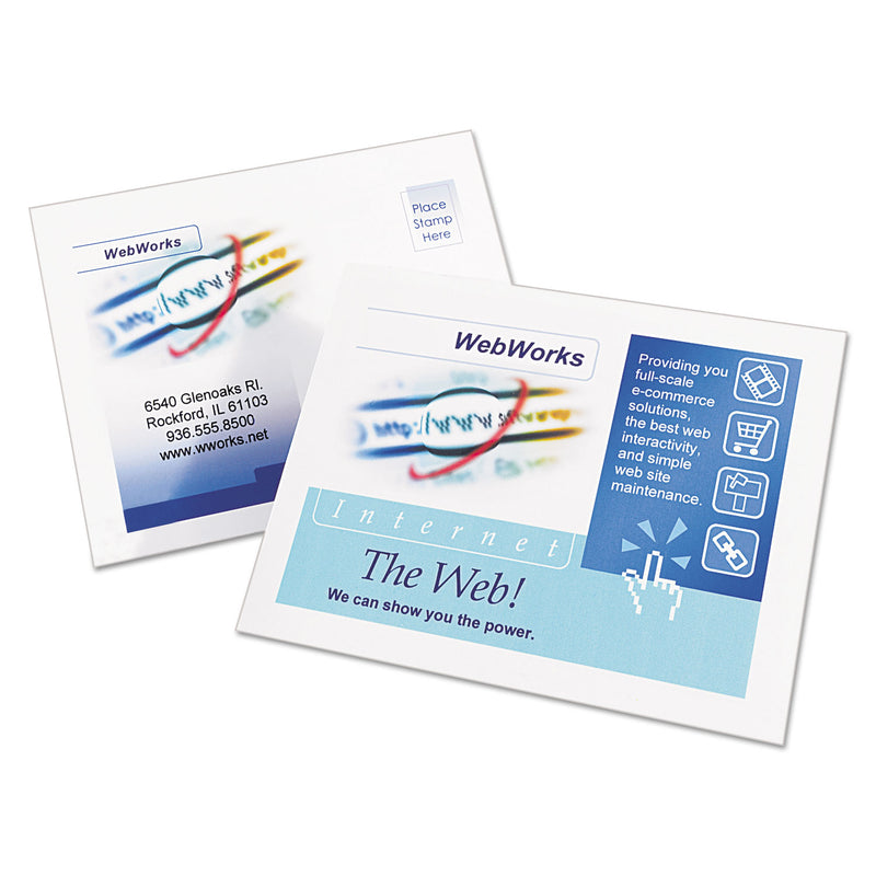 Avery Postcards for Inkjet Printers, 4 1/4 x 5 1/2, Matte White, 4/Sheet, 200/Box