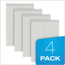 TOPS Prism Steno Pads, Gregg Rule, Gray Cover, 80 Gray 6 x 9 Sheets, 4/Pack