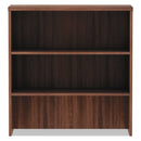 Alera Valencia Series Hutch, 3 Compartments, 34.13w x 15d x 35.38h, Modern Walnut