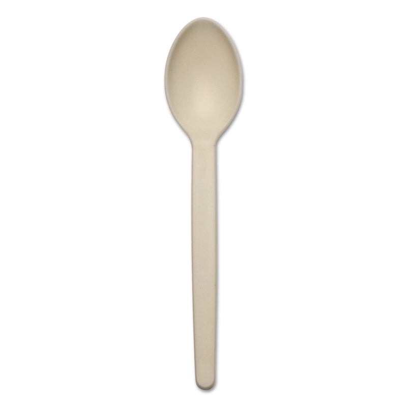 CONSERVE Corn Starch Cutlery, Spoon, White, 100/Pack