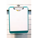 Mobile OPS Unbreakable Recycled Clipboard, 0.25" Clip Capacity, Holds 8.5 x 11 Sheets, Green
