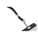 SICURIX Flat Lanyard, Metal Hook Fastener, 36", Nylon, Black, 100/Pack