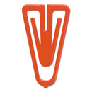 Baumgartens Plastiklips Paper Clips, Medium, Smooth, Assorted Colors, 500/Box