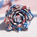 Duck Colored Duct Tape, 3" Core, 1.88" x 10 yds, Red/White/Blue US Flag