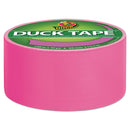 Duck Colored Duct Tape, 3" Core, 1.88" x 15 yds, Neon Pink