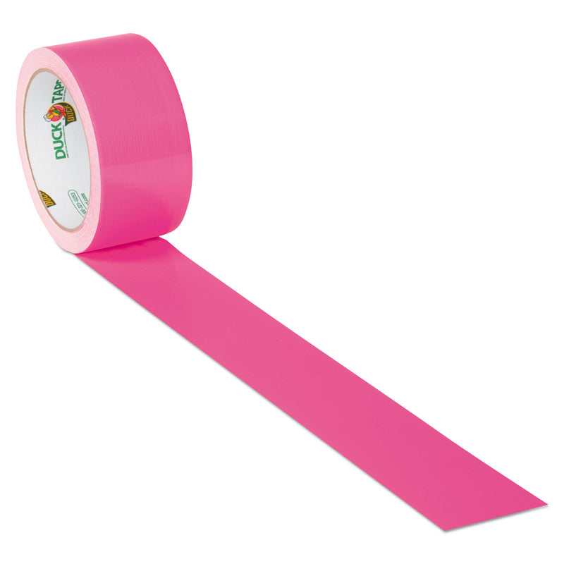 Duck Colored Duct Tape, 3" Core, 1.88" x 15 yds, Neon Pink