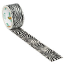 Duck Colored Duct Tape, 3" Core, 1.88" x 10 yds, Black/White Zebra