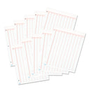 TOPS Data Pad with Numbered Column Headings, Data/Lab-Record Format, Wide/Legal Rule, 10 Columns, 8.5 x 11, White, 50 Sheets