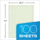 TOPS Engineering Computation Pads, Cross-Section Quadrille Rule (5 sq/in, 1 sq/in), Green Cover, 100 Green-Tint 8.5 x 11 Sheets