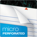 TOPS Docket Ruled Perforated Pads, Wide/Legal Rule, 50 White 8.5 x 11.75 Sheets, 6/Pack