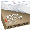 Ampad Gold Fibre Quality Writing Pads, Wide/Legal Rule, 50 White 8.5 x 11.75 Sheets, Dozen