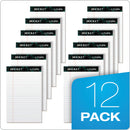 TOPS Docket Ruled Perforated Pads, Wide/Legal Rule, 50 White 8.5 x 14 Sheets, 12/Pack