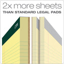 TOPS Double Docket Ruled Pads, Narrow Rule, 100 Canary-Yellow 8.5 x 11.75 Sheets, 6/Pack