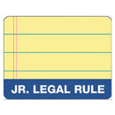 TOPS Docket Gold Ruled Perforated Pads, Narrow Rule, 50 Canary-Yellow 5 x 8 Sheets, 12/Pack