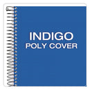 TOPS Color Notebooks, 1 Subject, Narrow Rule, Indigo Blue Cover, 8.5 x 5.5, 100 White Sheets