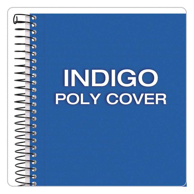 TOPS Color Notebooks, 1 Subject, Narrow Rule, Indigo Blue Cover, 8.5 x 5.5, 100 White Sheets