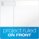 TOPS Docket Gold Planning Pads, Project-Management Format, Quadrille Rule (4 sq/in), 40 White 8.5 x 11.75 Sheets, 4/Pack
