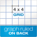 TOPS Docket Gold Planning Pads, Project-Management Format, Quadrille Rule (4 sq/in), 40 White 8.5 x 11.75 Sheets, 4/Pack