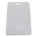 SICURIX Sicurix Proximity Badge Holder, Vertical, 2 1/2w x 4 1/2h, Clear, 50/Pack
