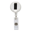 SICURIX ID Slide-Style Belt Clip Card Reels, 30" Extension, Blue/Purple/Red/Translucent, 4/Pack