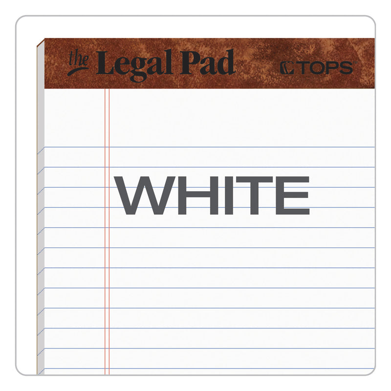 TOPS "The Legal Pad" Ruled Perforated Pads, Narrow Rule, 50 White 5 x 8 Sheets, Dozen