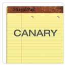 TOPS "The Legal Pad" Ruled Perforated Pads, Wide/Legal Rule, 50 Canary-Yellow 8.5 x 11.75 Sheets, Dozen