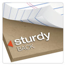 TOPS "The Legal Pad" Plus Ruled Perforated Pads with 40 pt. Back, Narrow Rule, 50 White 5 x 8 Sheets, Dozen