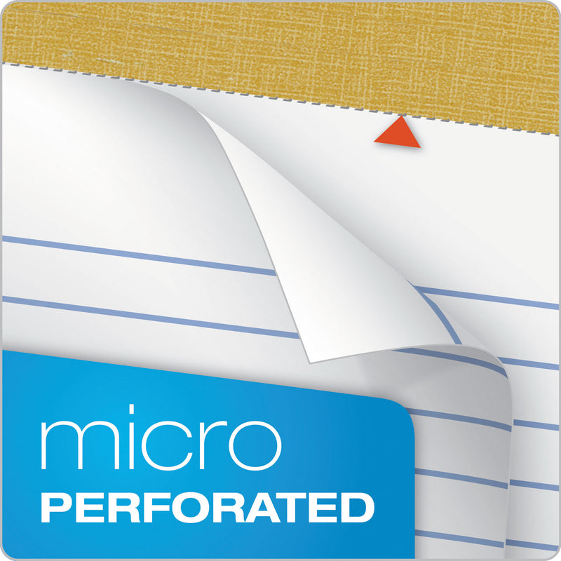 TOPS "The Legal Pad" Plus Ruled Perforated Pads with 40 pt. Back, Narrow Rule, 50 White 5 x 8 Sheets, Dozen