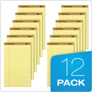 TOPS "The Legal Pad" Plus Ruled Perforated Pads with 40 pt. Back, Wide/Legal Rule, 50 Canary-Yellow 8.5 x 14 Sheets, Dozen