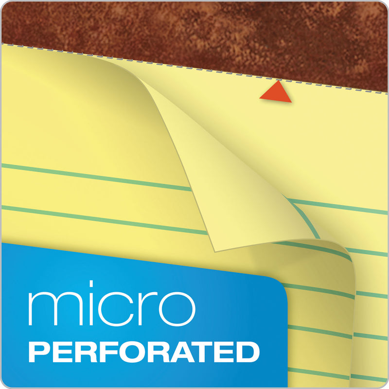 TOPS "The Legal Pad" Ruled Perforated Pads, Narrow Rule, 50 Canary-Yellow 5 x 8 Sheets, Dozen