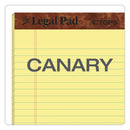 TOPS "The Legal Pad" Ruled Perforated Pads, Narrow Rule, 50 Canary-Yellow 5 x 8 Sheets, Dozen