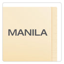 Pendaflex Manila Laminated End Tab Fastener Folders, 2 Fasteners, Letter Size, 11-pt Manila Exterior, 50/Box