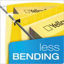 Pendaflex SureHook Hanging Folders, Legal Size, 1/5-Cut Tabs, Yellow, 20/Box