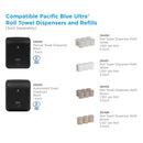 Georgia Pacific Pacific Blue Ultra Paper Towel Dispenser, Automated, 12.9 x 9 x 16.8, Black