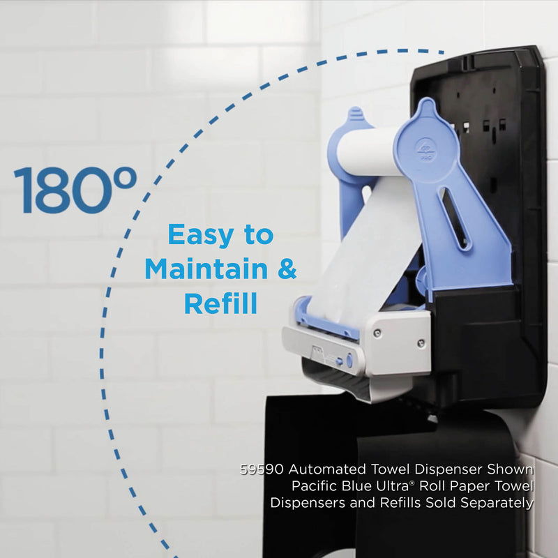 Georgia Pacific Pacific Blue Ultra Paper Towel Dispenser, Mechanical, 12.9 x 9 x 16.8, Black