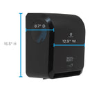 Georgia Pacific Pacific Blue Ultra Paper Towel Dispenser, Automated, 12.9 x 9 x 16.8, Black