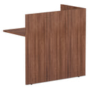 Alera Valencia Series Reversible Reception Return, 44.13w x 23.63d x 41.5h, Modern Walnut