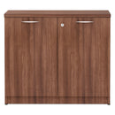 Alera Valencia Series Storage Cabinet, 34.3w x 22.88d x 29.5h, Modern Walnut