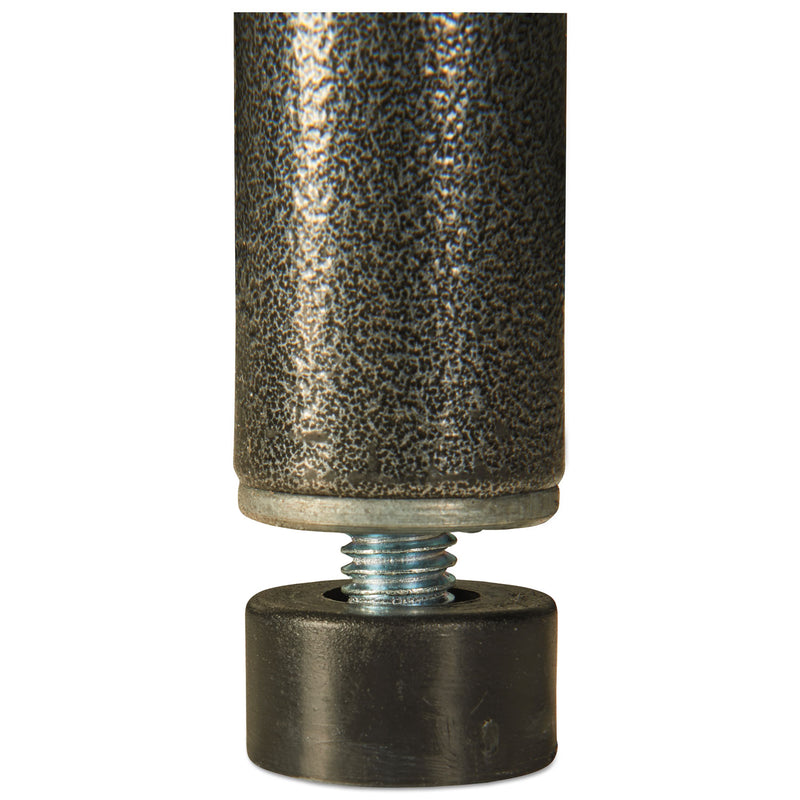 Alera Wire Shelving Starter Kit, Four-Shelf, 36w x 18d x 72h, Black Anthracite