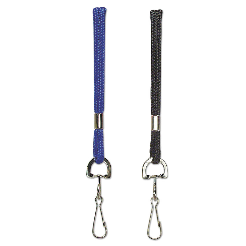 SICURIX Rope Lanyard, Metal Hook Fastener, 36" Long, Nylon, Blue