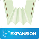 Pendaflex Heavy-Duty Pressboard Folders w/ Embossed Fasteners, Legal Size, Green, 25/Box