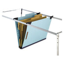 Pendaflex Hanging Classification Folders with Dividers, Letter Size, 2 Dividers, 2/5-Cut Exterior Tabs, Blue