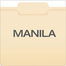 Pendaflex Manila File Folders, 1/3-Cut Tabs: Center Position, Letter Size, 0.75" Expansion, Manila, 100/Box