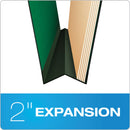 Pendaflex Hanging-Style Personnel Folders, 5 Dividers with 1/5-Cut Tabs, Letter Size, 1/3-Cut Exterior Tabs, Green